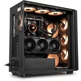 Sharkoon Rebel C70M RGB , Tower-Gehäuse schwarz/holz