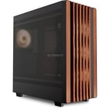 Sharkoon Rebel C70M RGB , Tower-Gehäuse schwarz/holz