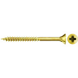 fischer Spanplattenschraube ClassicFast II 5,0x100 Senkkopf PZ 100 Stück, mit Teilgewinde
