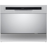 homeX GST6AD-S Tischgeschirrspüler , Spülmaschine silber, 6 Maßgedecke