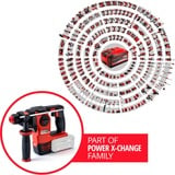 EINHELL Professional Akku-Bohrhammer HEROCCO, 18Volt rot/schwarz, ohne Akku und Ladegerät