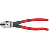 KNIPEX Kraft-Seitenschneider 74 01 200, Schneid-Zange rot, Länge 200mm