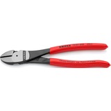 KNIPEX Kraft-Seitenschneider 74 01 200, Schneid-Zange rot, Länge 200mm
