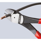 KNIPEX Kraft-Seitenschneider 74 01 200, Schneid-Zange rot, Länge 200mm