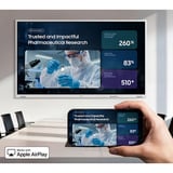 Samsung FLIP WM65FX, Public Display weiß/grau, UltraHD/4K, Touchfunktion, Multi‑Touch