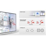 Samsung FLIP WM65FX, Public Display weiß/grau, UltraHD/4K, Touchfunktion, Multi‑Touch