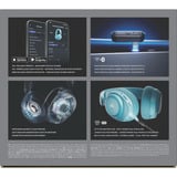 SteelSeries Arctis Nova 3P Wireless Aqua, Gaming-Headset hellblau, Für Playstation, Bluetooth, WiFi, Mobile App Control