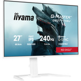 iiyama G-MASTER GB2771HSU-W1, Gaming-Monitor 68.6 cm (27 Zoll), weiß (matt), FullHD, Fast-IPS, HDMI, DP, G-Sync komp., USB-Hub, 240Hz Panel