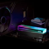 ADATA DIMM 16 GB DDR5-6000, Arbeitsspeicher schwarz, AX5U6000C3016G-CNKRBK, XPG NOVAKEY RGB Black, INTEL XMP, AMD EXPO
