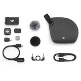 DJI Mic 3 , Mikrofon schwarz, (1 Sender + 1 Empfänger)