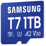 Samsung T7 microSDXC 1 TB, Speicherkarte blau