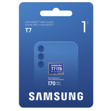 Samsung T7 microSDXC 1 TB, Speicherkarte blau