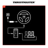 Thrustmaster T818 Black Edition, Lenkradbasis schwarz