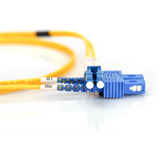 Digitus LWL Patchkabel, Duplex, LC > SC Stecker, Singlemode OS2 gelb, 3 Meter