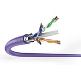 Digitus Professional Cat.6 F/UTP Verlegekabel simplex, B2ca violett, 305 Meter Trommel