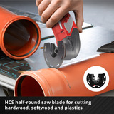 EINHELL 6-teiliges Multitool-Zubehör-Set, Schleifscheibe für Multifunktionswerkzeuge