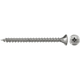 fischer Spanplattenschraube PowerFast 4,0 x 50 Linsensenkkopf PZ 200 Stück, Vollgewinde, nicht rostender Stahl A2