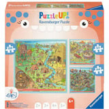 Ravensburger Puzzle UP! Geschichte - Steinzeit, Altes Rom, Mittelalter 100, 121 und 144 Teile