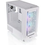 Thermaltake Ceres 350 MX Snow White, Tower-Gehäuse weiß, Tempered Glass x 2