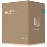 DeepCool CG330 3F, Tower-Gehäuse schwarz, Panorama-Design