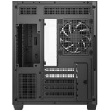 DeepCool CG330 3F, Tower-Gehäuse schwarz, Panorama-Design