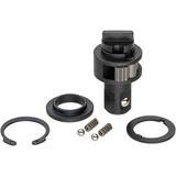 Hazet 3/8" Schlag-Ratschenschrauber (9021SR-1), Schlagschrauber schwarz/blau, Geeignet für Handnachzug mit 260Nm Drehmoment