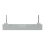 Merten Zentralplatte für USB Ladestation Einsatz aluminium, Retail
