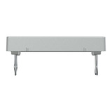 Merten Zentralplatte für USB Ladestation Einsatz aluminium, Retail