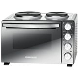 Rommelsbacher Kleinküche KM 3300, Mini-Küche silber/schwarz
