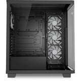 Sharkoon ELITE SHARK CA500 Generalüberholt, Tower-Gehäuse schwarz, Tempered Glass x 2