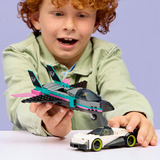 LEGO 60489 City Düsenflieger vs. Rennauto, Konstruktionsspielzeug 