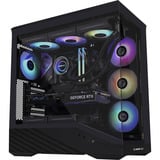 Lian Li Vector V100R, Tower-Gehäuse schwarz, Tempered Glass x 2