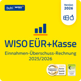 Buhl Data WISO EÜR + Kasse 2026, Office, Finanz-Software Deutsch, 1 Lizenz