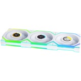 Lian Li UNI FAN SL120 LCD Wireless, Gehäuselüfter weiß, 3er-Pack inkl. Controller, Reverse , 120 mm
