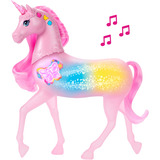 Mattel Barbie funkelnd leuchtendes Einhorn, Spielfigur 