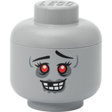 Room Copenhagen LEGO Storage Head "Zombie", klein, Aufbewahrungsbox grau