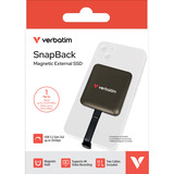 Verbatim SnapBack SSD 1 TB Mocha Metallic, Externe SSD braun