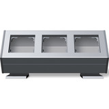 Gira Gehäuse dreifach mit Befestigungswinkel aluminium, Retail