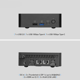 MSI Cubi NUC AI+ 3MG-006DE, Mini-PC schwarz, Windows 11 Pro