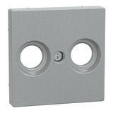 Merten Zentralplatte für Antennendose aluminium, Retail
