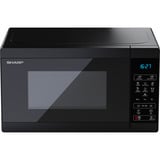 SHARP YC-MS02E-B, Mikrowelle schwarz