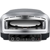 Wilfa CRUST Elektrischer Pizzaofen PO2B-E2200 schwarz, 2.200 Watt, für Pizzen bis ca. Ø 32cm, rotierender Pizzastein