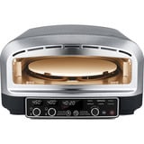 Wilfa CRUST Elektrischer Pizzaofen PO2B-E2200 schwarz, 2.200 Watt, für Pizzen bis ca. Ø 32cm, rotierender Pizzastein