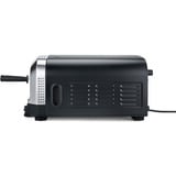 Wilfa CRUST Elektrischer Pizzaofen PO2B-E2200 schwarz, 2.200 Watt, für Pizzen bis ca. Ø 32cm, rotierender Pizzastein