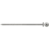 fischer Holzbauschraube PowerFast 6,0x180 Tellerkopf TX 100 Stück, mit Teilgewinde, Edelstahl A2