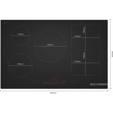 Bosch PVW81CHB1E Serie 6, Autarkes Kochfeld schwarz (matt), 80 cm