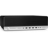 HP EliteDesk 800 G4 SFF Generalüberholt, PC-System schwarz/silber, Windows 11 Pro