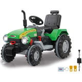 Jamara Ride-on Traktor Power Drag, Kinderfahrzeug grün, 12V