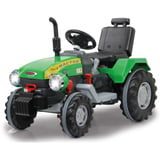 Jamara Ride-on Traktor Power Drag, Kinderfahrzeug grün, 12V