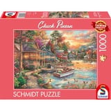 Schmidt Spiele Chuck Pinson: Ufer im Abendgold, Puzzle 1000 Teile